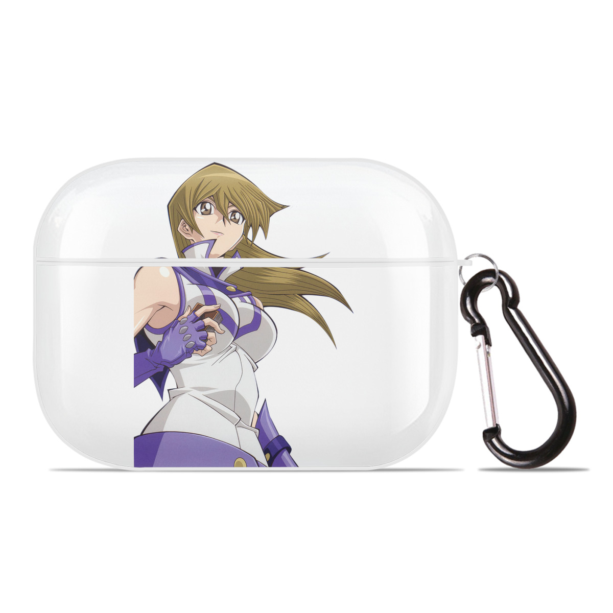 （画像用） 遊☆戯☆王 Yu-Gi-Oh! 【AirPods Pro用】ハードシェル保護ケース 耐衝撃・防指紋・カラビナ付き商品仕様