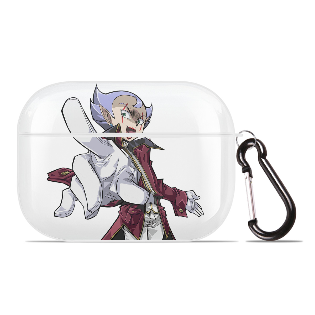 （画像用） 遊☆戯☆王 Yu-Gi-Oh! 【AirPods Pro用】ハードシェル保護ケース 耐衝撃・防指紋・カラビナ付き商品仕様