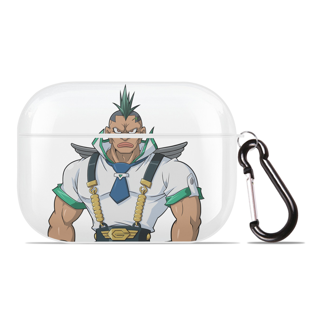 （画像用） 遊☆戯☆王 Yu-Gi-Oh! 【AirPods Pro用】ハードシェル保護ケース 耐衝撃・防指紋・カラビナ付き商品仕様