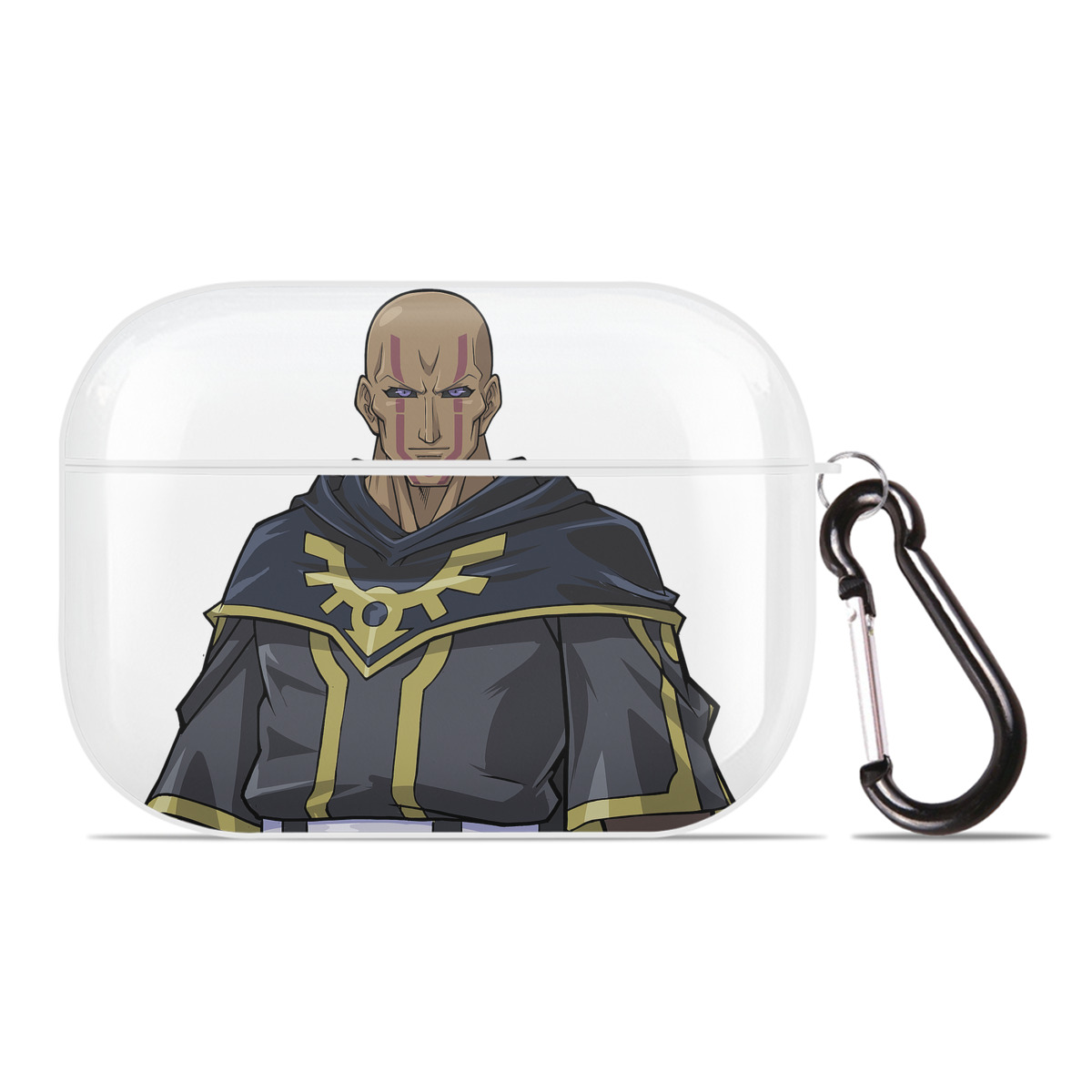 （画像用） 遊☆戯☆王 Yu-Gi-Oh! 【AirPods Pro用】ハードシェル保護ケース 耐衝撃・防指紋・カラビナ付き商品仕様