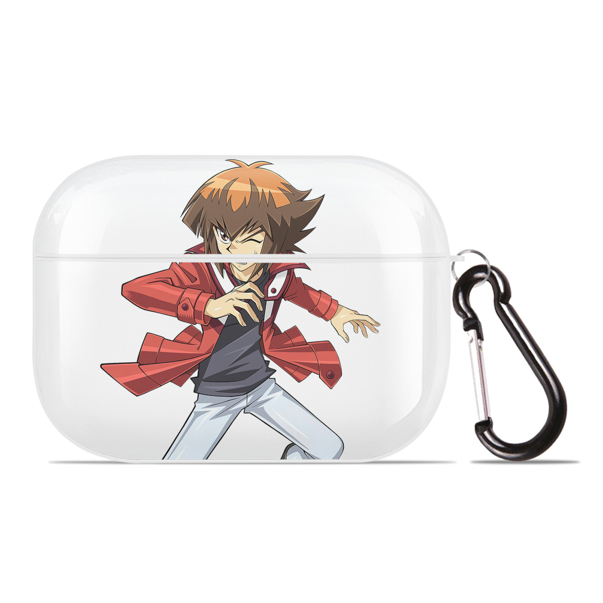 （画像用） 遊☆戯☆王 Yu-Gi-Oh! 【AirPods Pro用】ハードシェル保護ケース 耐衝撃・防指紋・カラビナ付き商品仕様