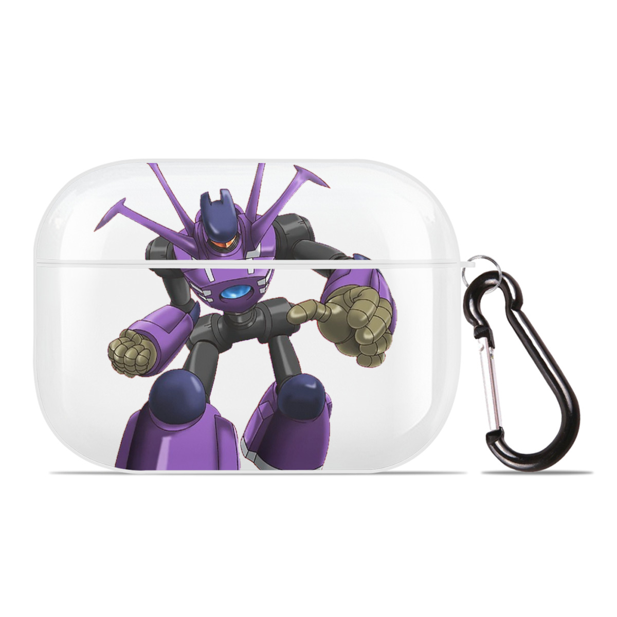 （画像用） 遊☆戯☆王 Yu-Gi-Oh! 【AirPods Pro用】ハードシェル保護ケース 耐衝撃・防指紋・カラビナ付き商品仕様