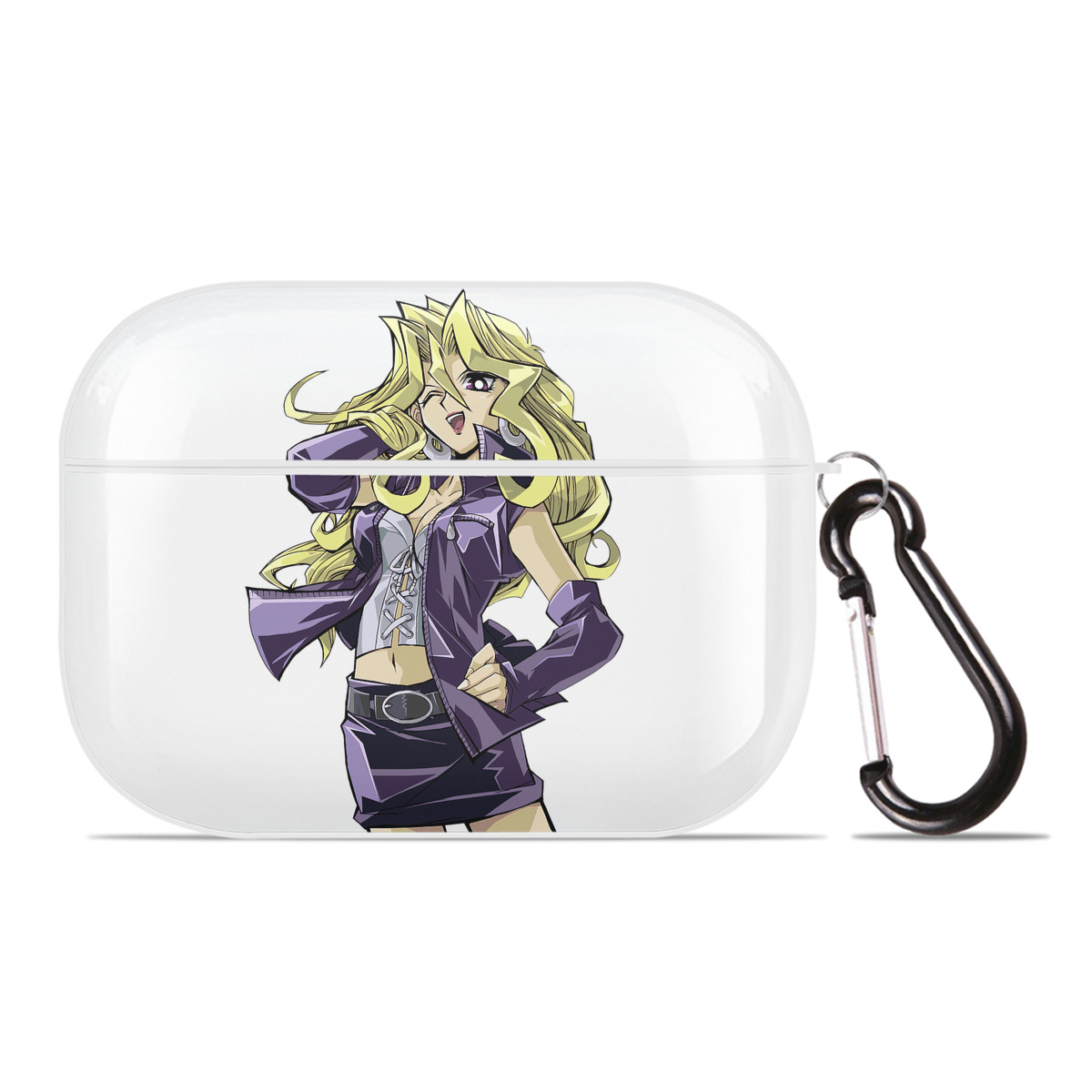 （画像用） 遊☆戯☆王 Yu-Gi-Oh! 【AirPods Pro用】ハードシェル保護ケース 耐衝撃・防指紋・カラビナ付き商品仕様