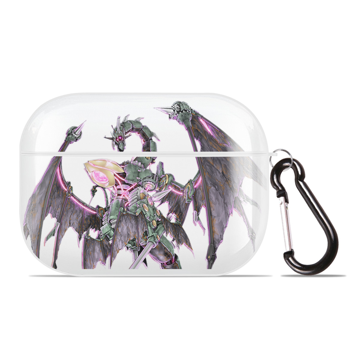 （画像用） 遊☆戯☆王 Yu-Gi-Oh! 【AirPods Pro用】ハードシェル保護ケース 耐衝撃・防指紋・カラビナ付き商品仕様