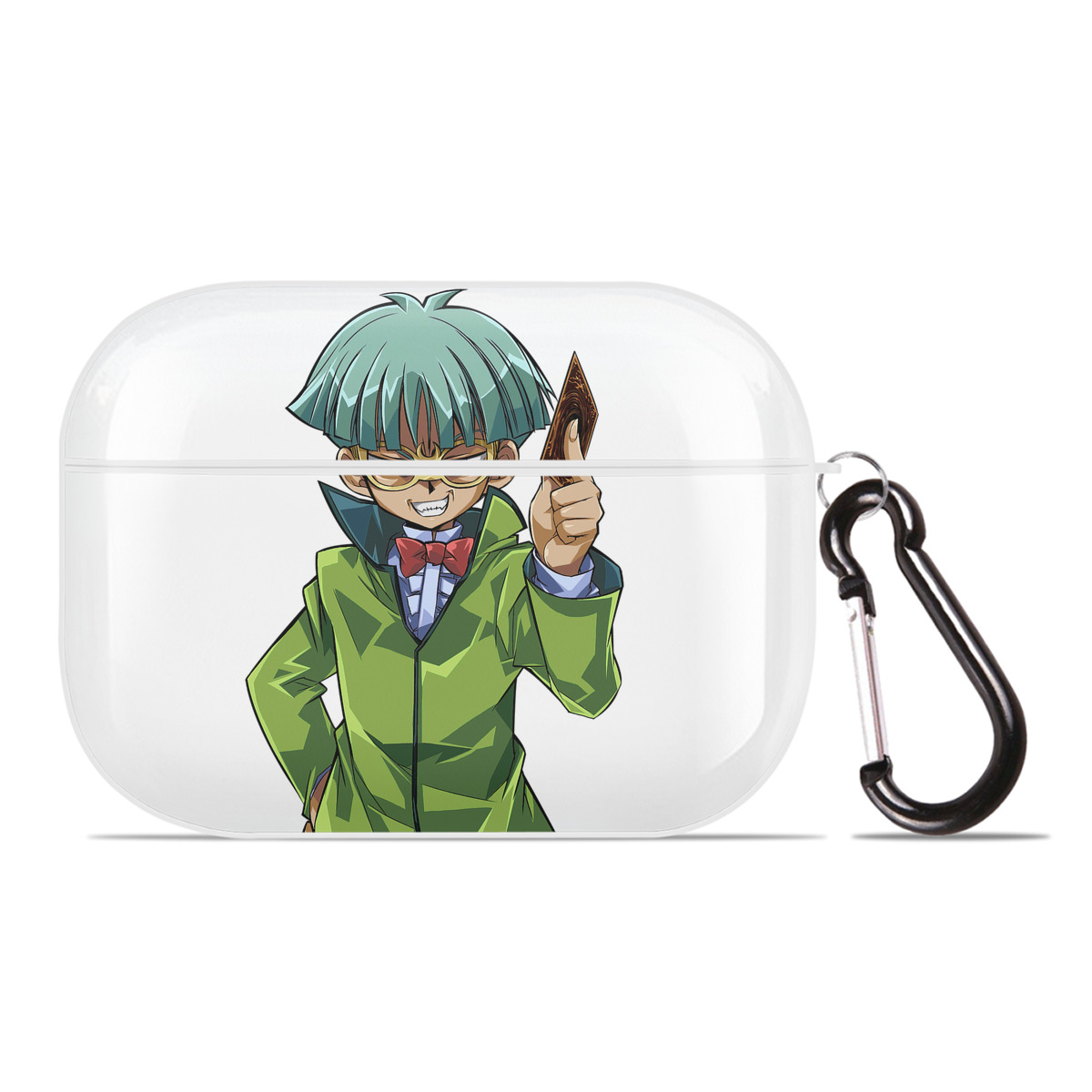 （画像用） 遊☆戯☆王 Yu-Gi-Oh! 【AirPods Pro用】ハードシェル保護ケース 耐衝撃・防指紋・カラビナ付き商品仕様