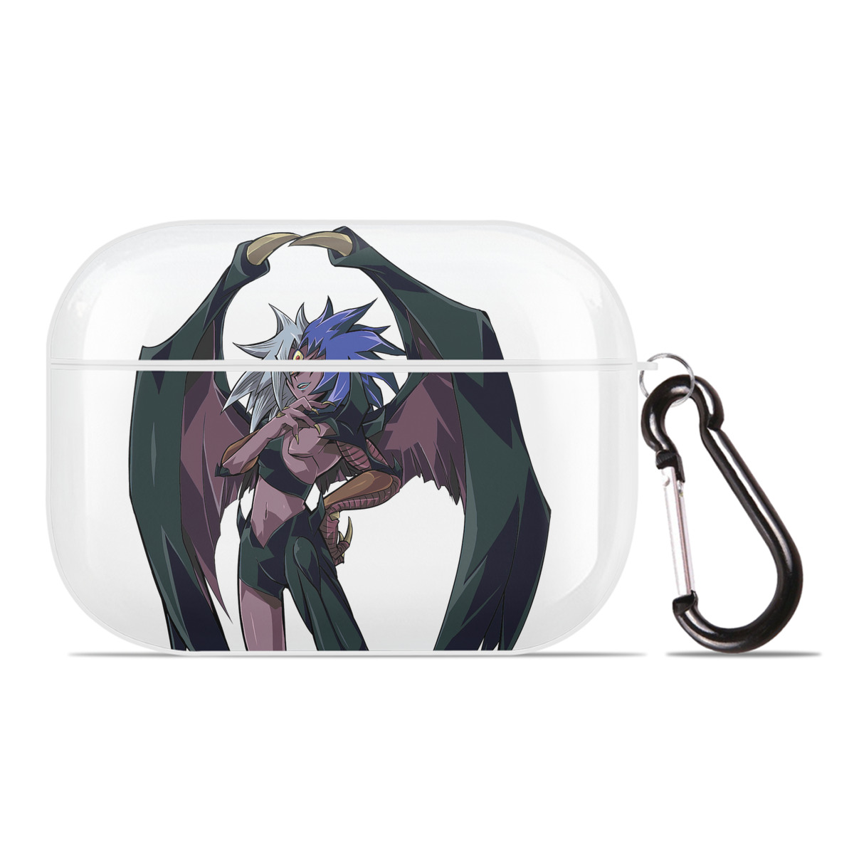 （画像用） 遊☆戯☆王 Yu-Gi-Oh! 【AirPods Pro用】ハードシェル保護ケース 耐衝撃・防指紋・カラビナ付き商品仕様