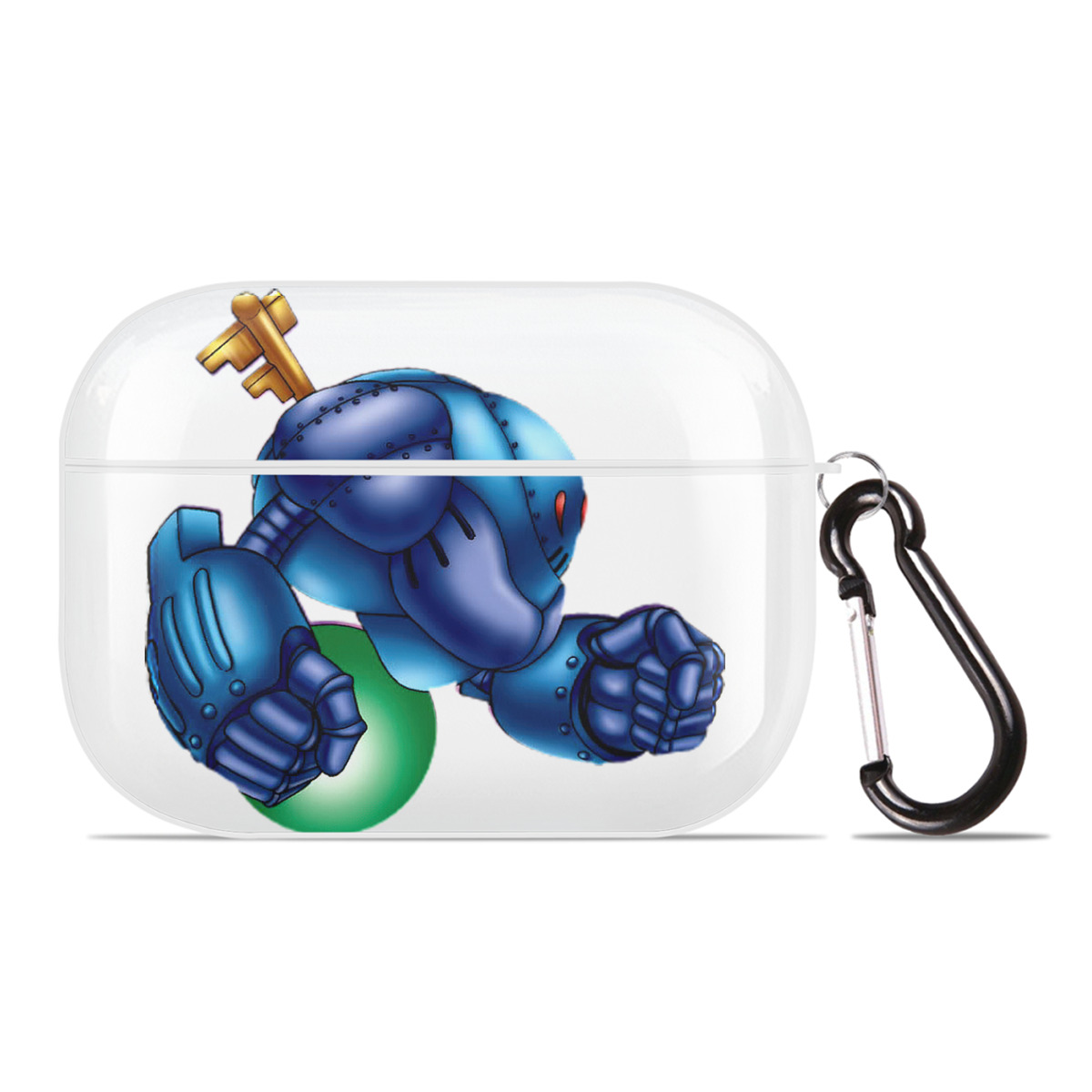 （画像用） 遊☆戯☆王 Yu-Gi-Oh! 【AirPods Pro用】ハードシェル保護ケース 耐衝撃・防指紋・カラビナ付き商品仕様
