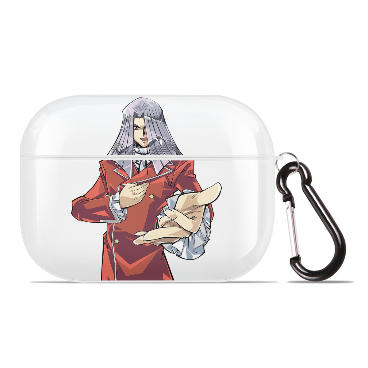 （画像用） 遊☆戯☆王 Yu-Gi-Oh! 【AirPods Pro用】ハードシェル保護ケース 耐衝撃・防指紋・カラビナ付き商品仕様