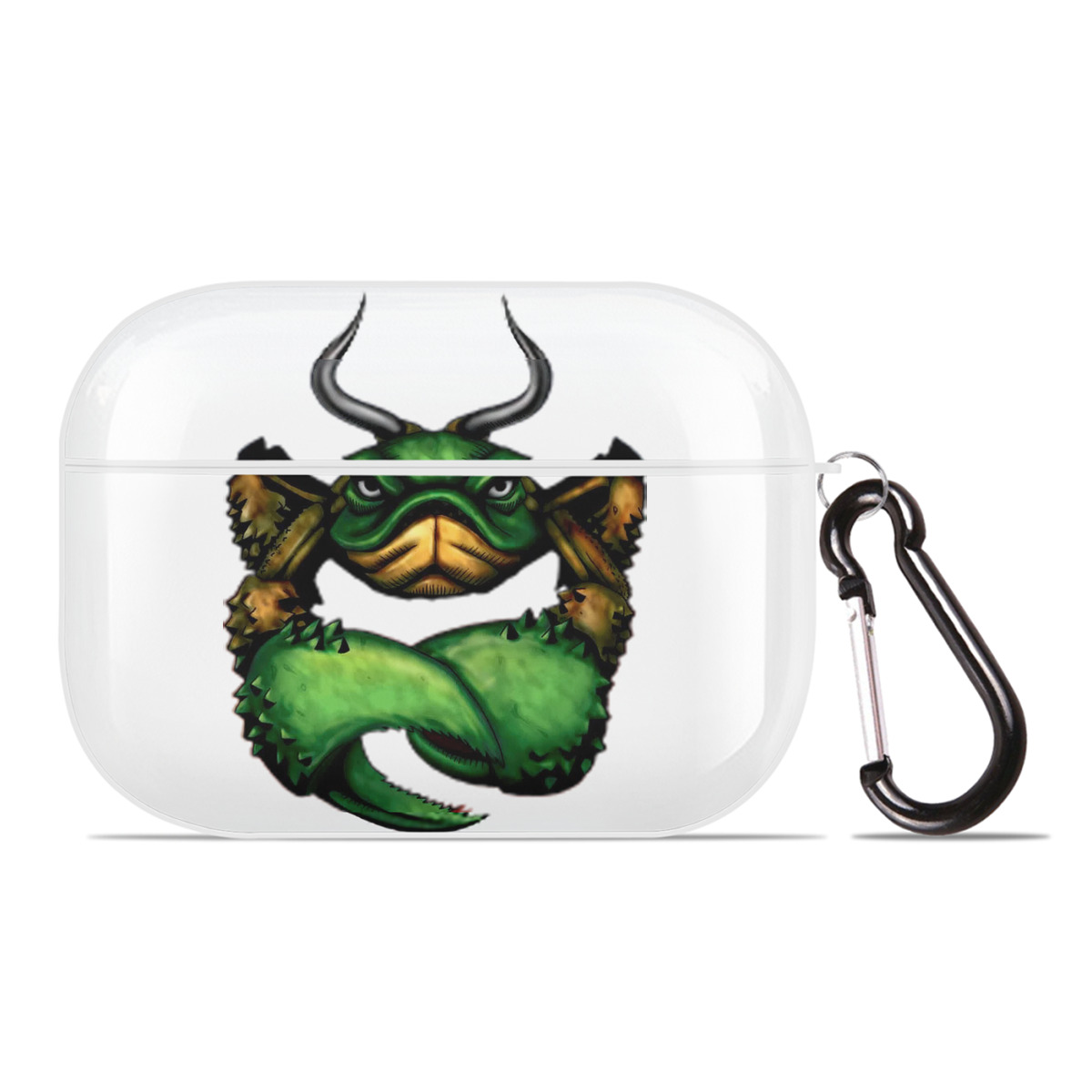 （画像用） 遊☆戯☆王 Yu-Gi-Oh! 【AirPods Pro用】ハードシェル保護ケース 耐衝撃・防指紋・カラビナ付き商品仕様