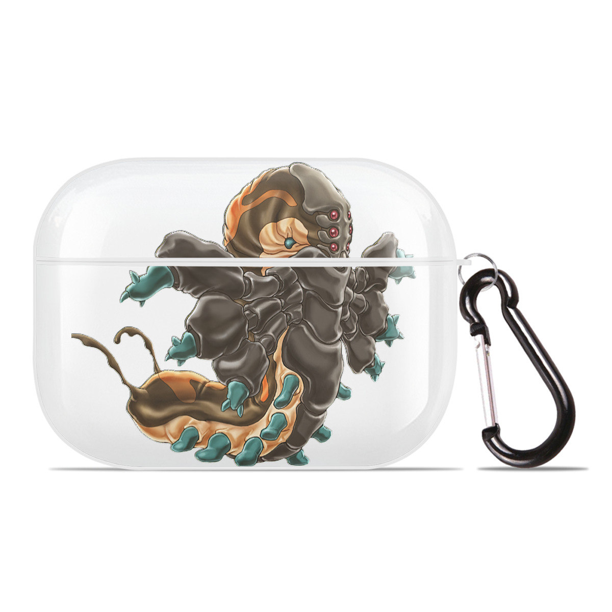 （画像用） 遊☆戯☆王 Yu-Gi-Oh! 【AirPods Pro用】ハードシェル保護ケース 耐衝撃・防指紋・カラビナ付き商品仕様