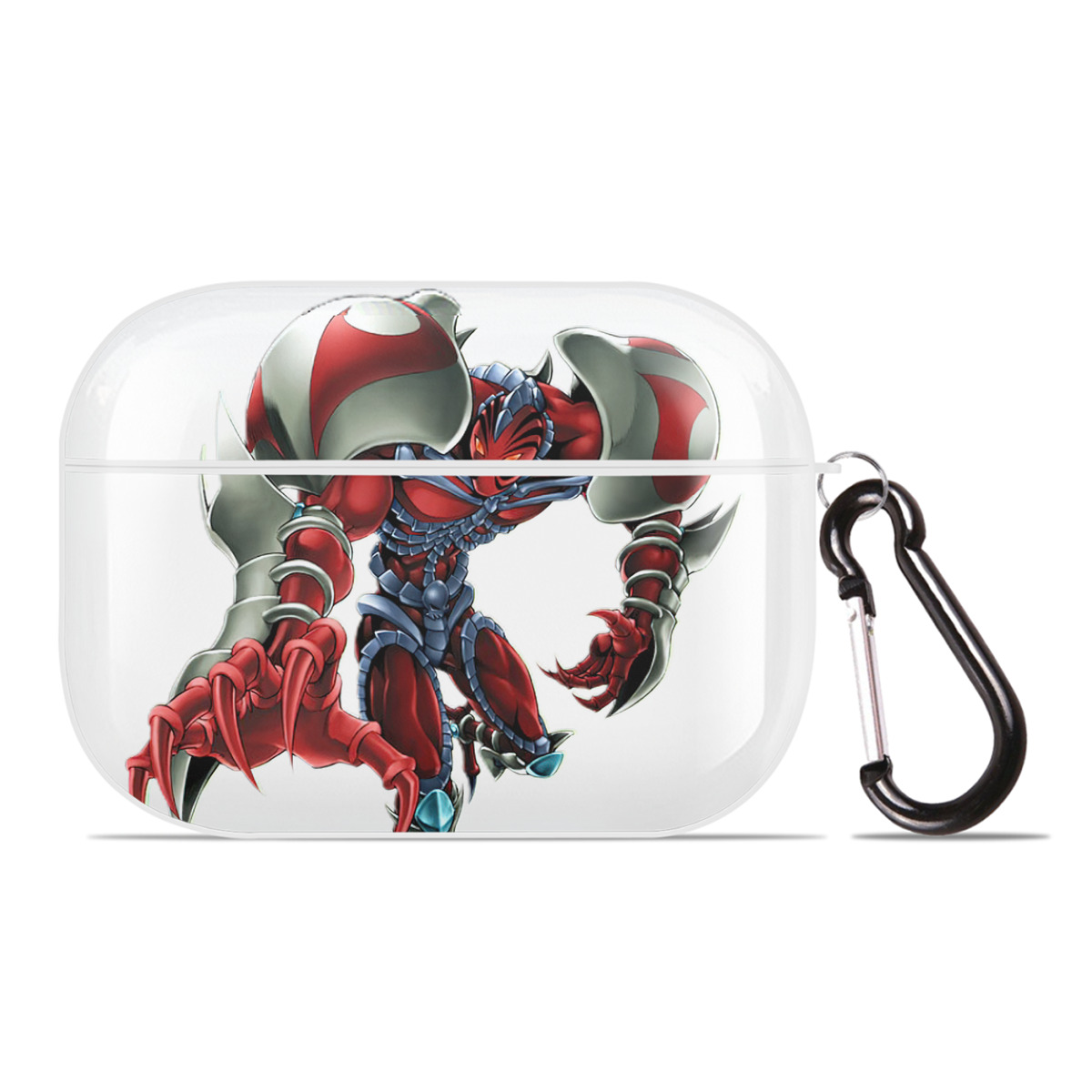 （画像用） 遊☆戯☆王 Yu-Gi-Oh! 【AirPods Pro用】ハードシェル保護ケース 耐衝撃・防指紋・カラビナ付き商品仕様