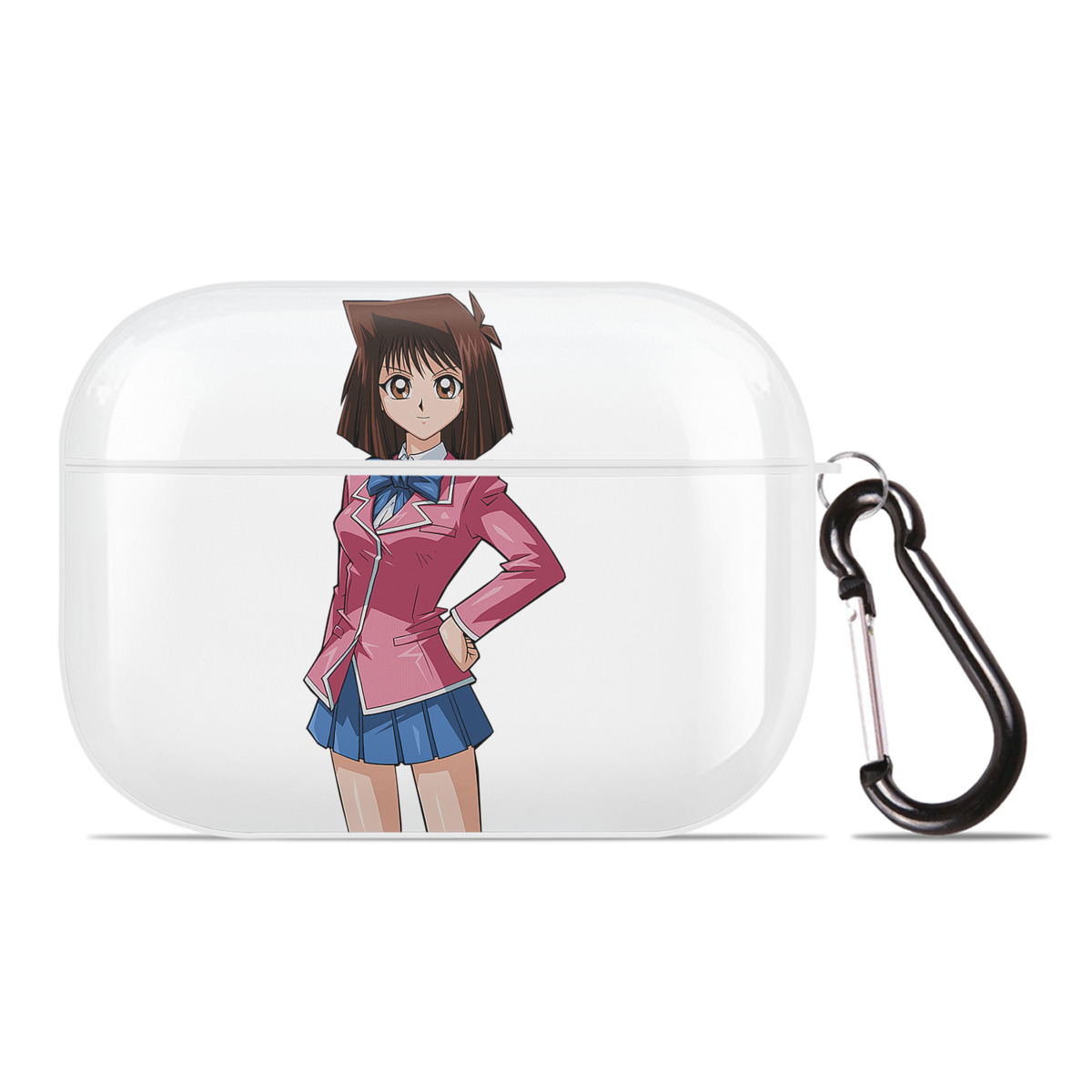 （画像用） 遊☆戯☆王 Yu-Gi-Oh! 【AirPods Pro用】ハードシェル保護ケース 耐衝撃・防指紋・カラビナ付き商品仕様