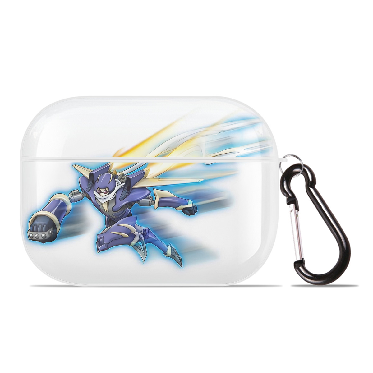 （画像用） 遊☆戯☆王 Yu-Gi-Oh! 【AirPods Pro用】ハードシェル保護ケース 耐衝撃・防指紋・カラビナ付き商品仕様
