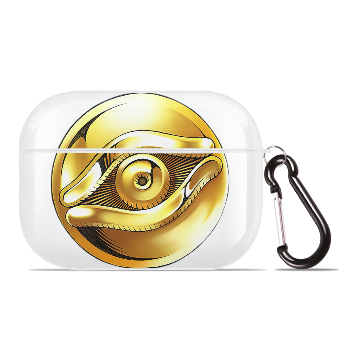 （画像用） 遊☆戯☆王 Yu-Gi-Oh! 【AirPods Pro用】ハードシェル保護ケース 耐衝撃・防指紋・カラビナ付き商品仕様