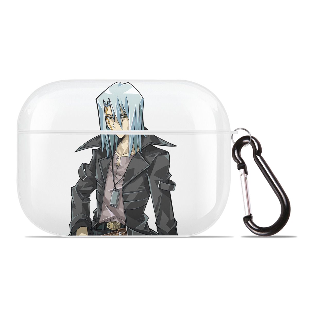 （画像用） 遊☆戯☆王 Yu-Gi-Oh! 【AirPods Pro用】ハードシェル保護ケース 耐衝撃・防指紋・カラビナ付き商品仕様