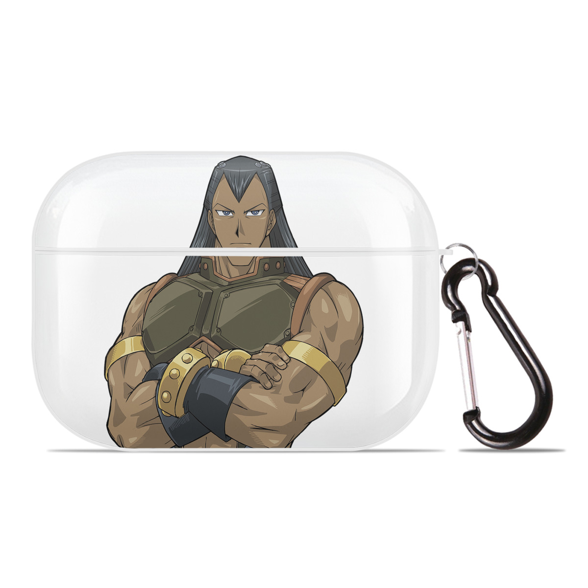 （画像用） 遊☆戯☆王 Yu-Gi-Oh! 【AirPods Pro用】ハードシェル保護ケース 耐衝撃・防指紋・カラビナ付き商品仕様