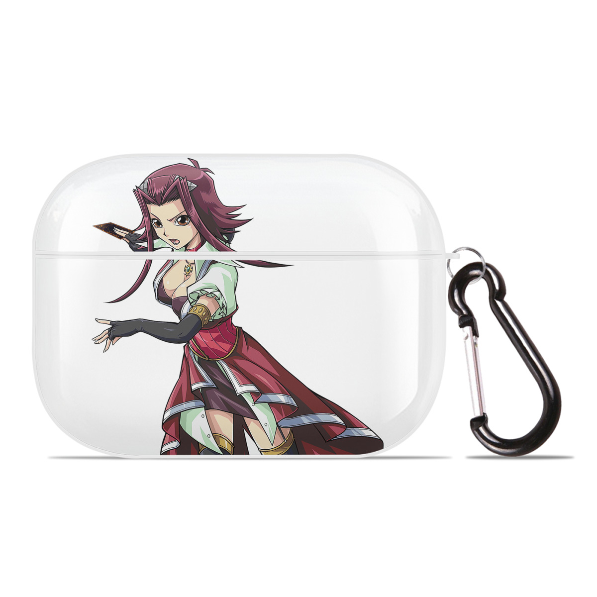 （画像用） 遊☆戯☆王 Yu-Gi-Oh! 【AirPods Pro用】ハードシェル保護ケース 耐衝撃・防指紋・カラビナ付き商品仕様
