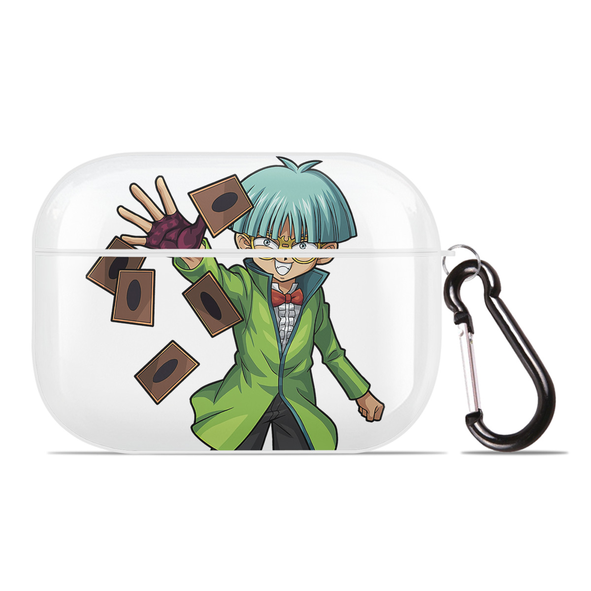 （画像用） 遊☆戯☆王 Yu-Gi-Oh! 【AirPods Pro用】ハードシェル保護ケース 耐衝撃・防指紋・カラビナ付き商品仕様