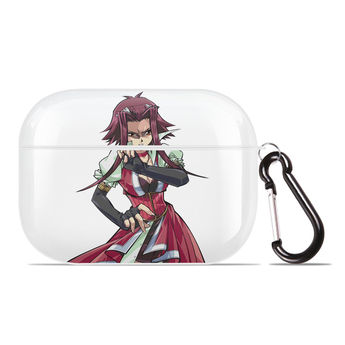 （画像用） 遊☆戯☆王 Yu-Gi-Oh! 【AirPods Pro用】ハードシェル保護ケース 耐衝撃・防指紋・カラビナ付き商品仕様
