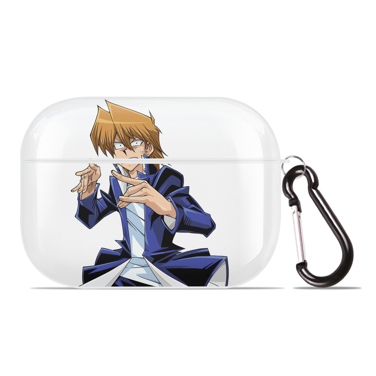 （画像用） 遊☆戯☆王 Yu-Gi-Oh! 【AirPods Pro用】ハードシェル保護ケース 耐衝撃・防指紋・カラビナ付き商品仕様