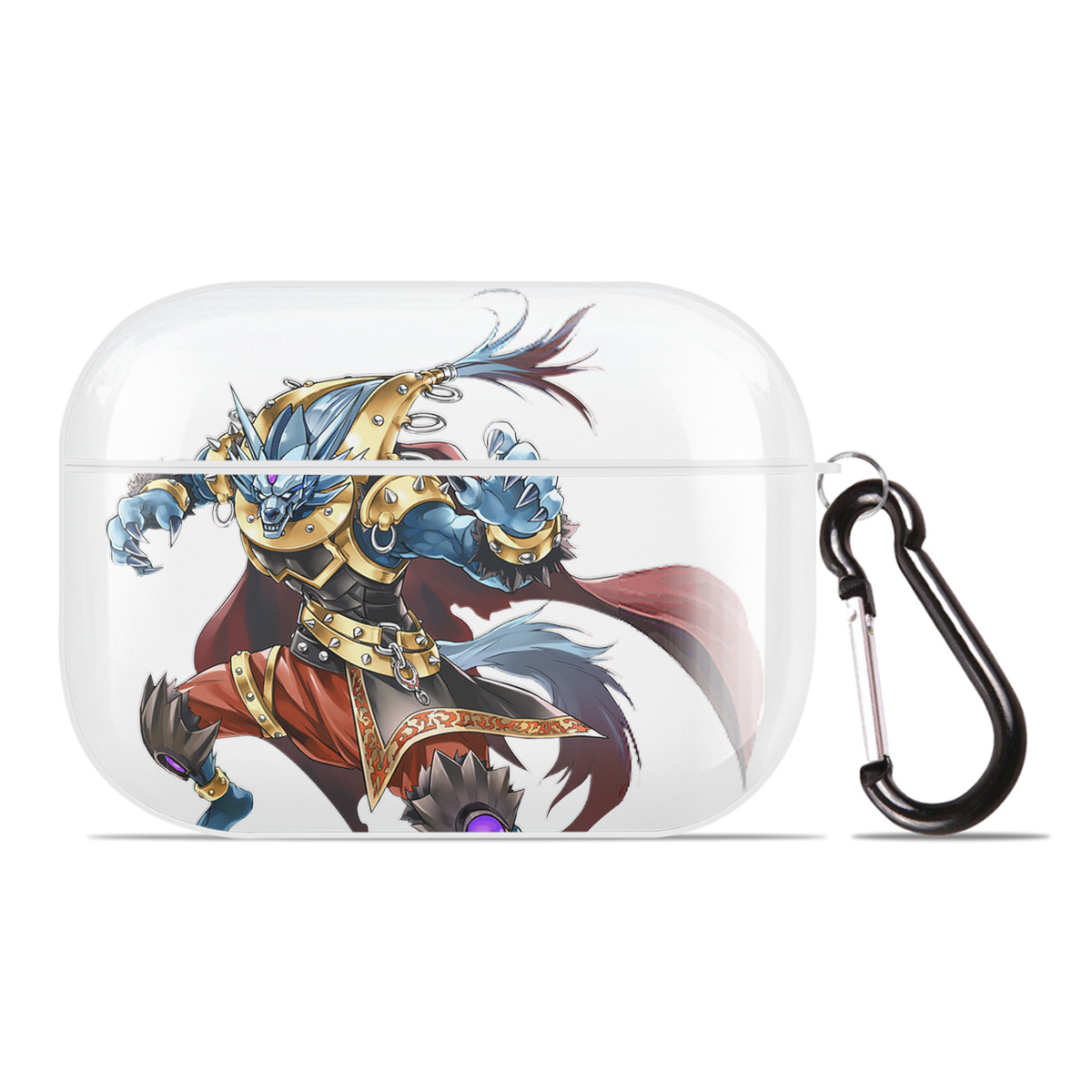 （画像用） 遊☆戯☆王 Yu-Gi-Oh! 【AirPods Pro用】ハードシェル保護ケース 耐衝撃・防指紋・カラビナ付き商品仕様