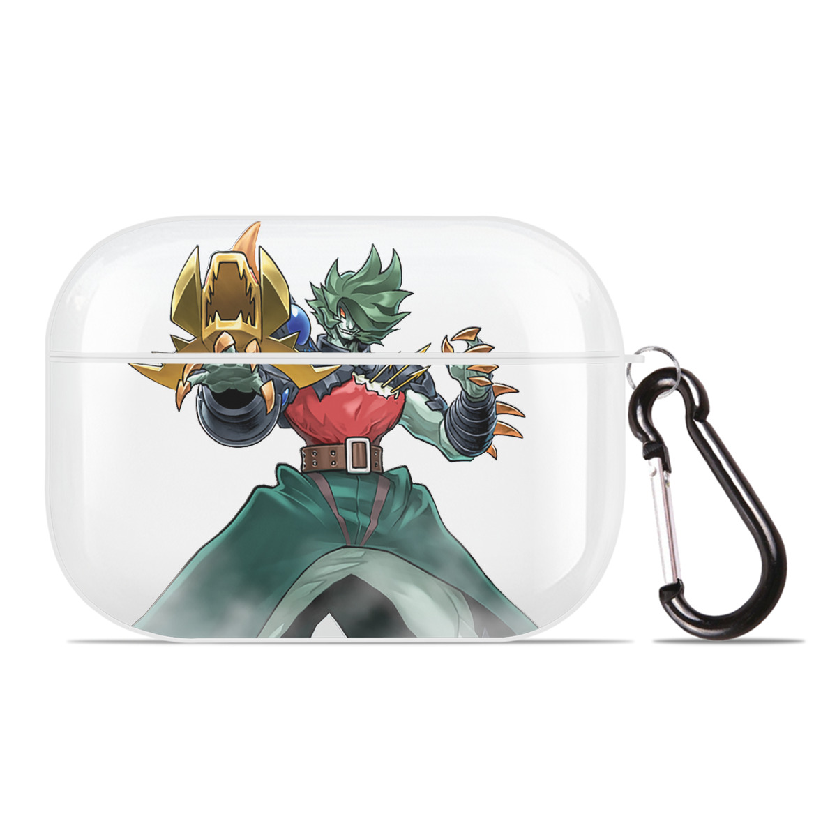 （画像用） 遊☆戯☆王 Yu-Gi-Oh! 【AirPods Pro用】ハードシェル保護ケース 耐衝撃・防指紋・カラビナ付き商品仕様