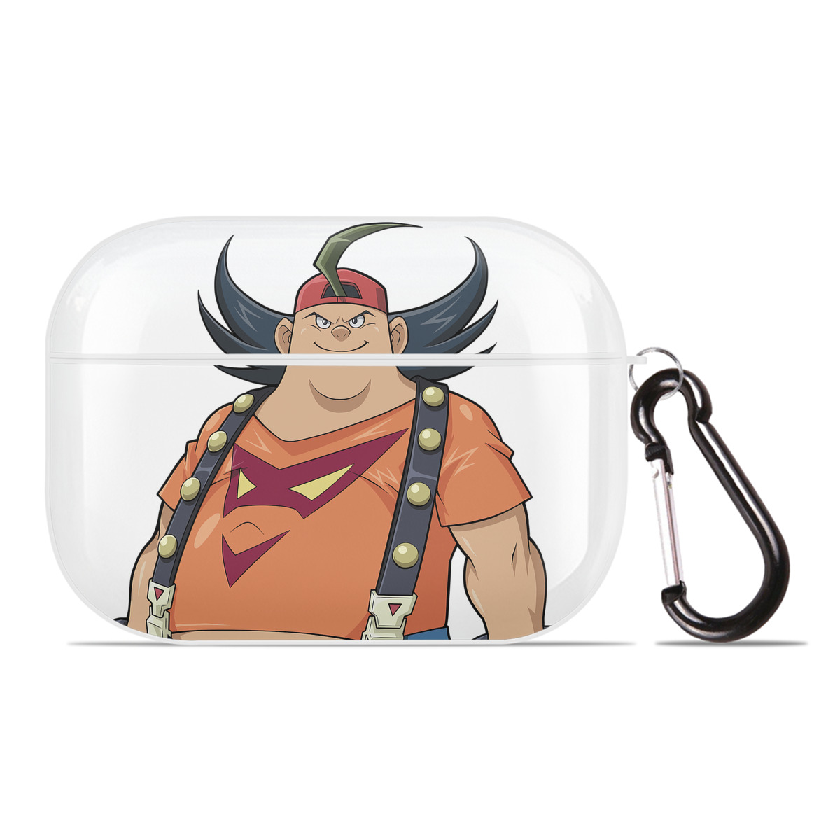 （画像用） 遊☆戯☆王 Yu-Gi-Oh! 【AirPods Pro用】ハードシェル保護ケース 耐衝撃・防指紋・カラビナ付き商品仕様
