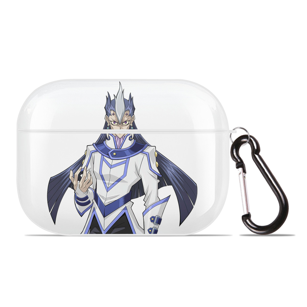 （画像用） 遊☆戯☆王 Yu-Gi-Oh! 【AirPods Pro用】ハードシェル保護ケース 耐衝撃・防指紋・カラビナ付き商品仕様
