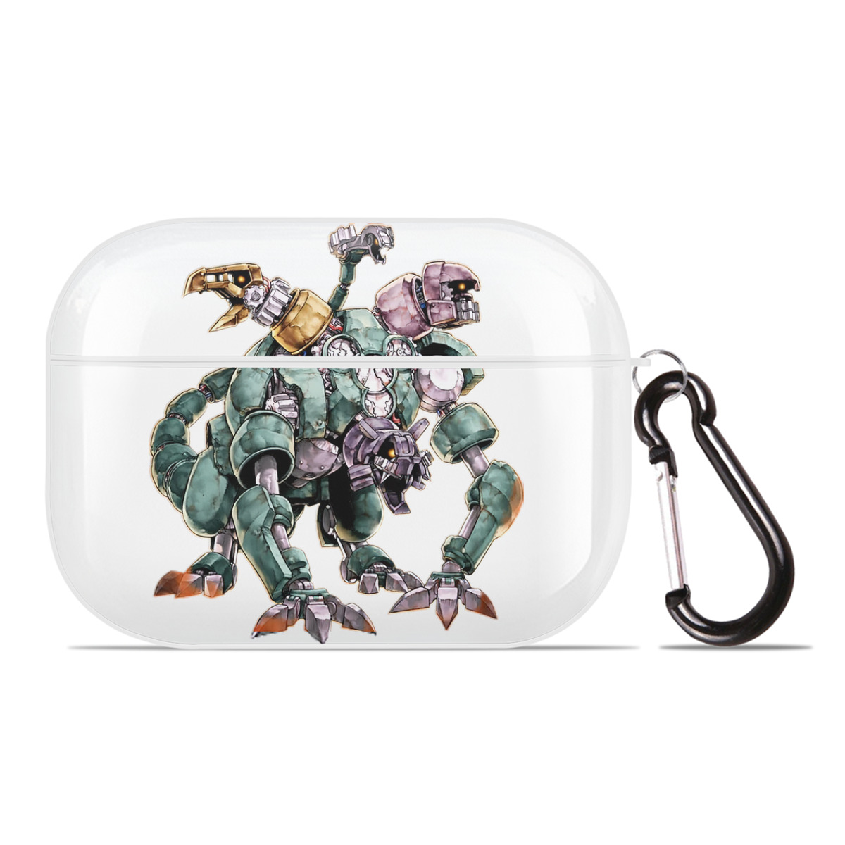 （画像用） 遊☆戯☆王 Yu-Gi-Oh! 【AirPods Pro用】ハードシェル保護ケース 耐衝撃・防指紋・カラビナ付き商品仕様