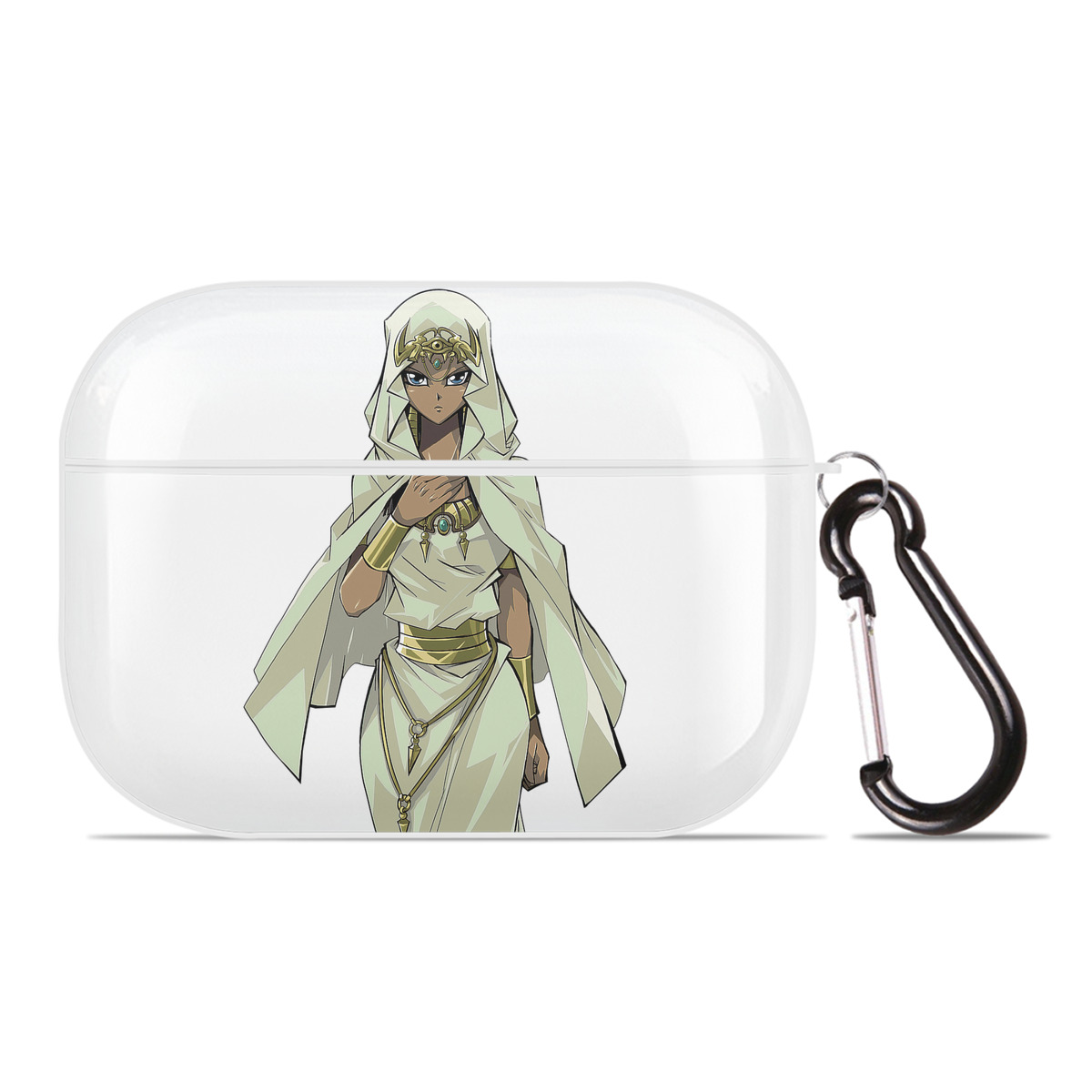 （画像用） 遊☆戯☆王 Yu-Gi-Oh! 【AirPods Pro用】ハードシェル保護ケース 耐衝撃・防指紋・カラビナ付き商品仕様