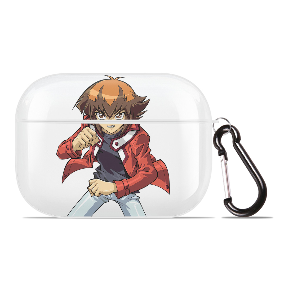 （画像用） 遊☆戯☆王 Yu-Gi-Oh! 【AirPods Pro用】ハードシェル保護ケース 耐衝撃・防指紋・カラビナ付き商品仕様