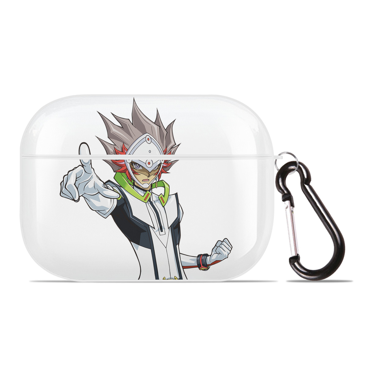 （画像用） 遊☆戯☆王 Yu-Gi-Oh! 【AirPods Pro用】ハードシェル保護ケース 耐衝撃・防指紋・カラビナ付き商品仕様