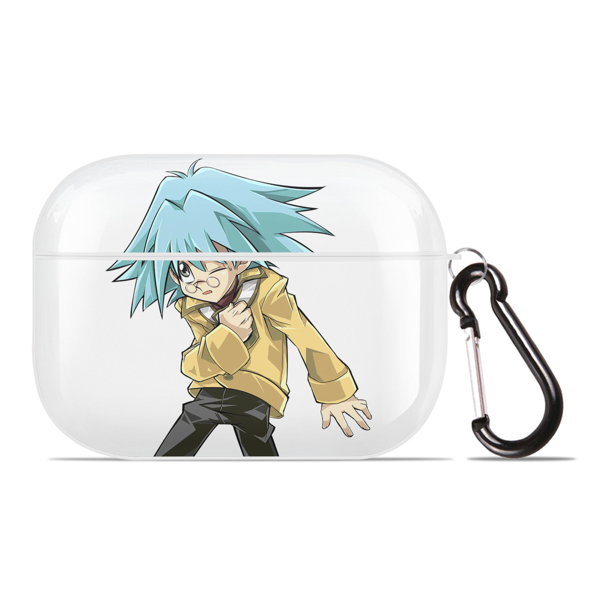 （画像用） 遊☆戯☆王 Yu-Gi-Oh! 【AirPods Pro用】ハードシェル保護ケース 耐衝撃・防指紋・カラビナ付き商品仕様