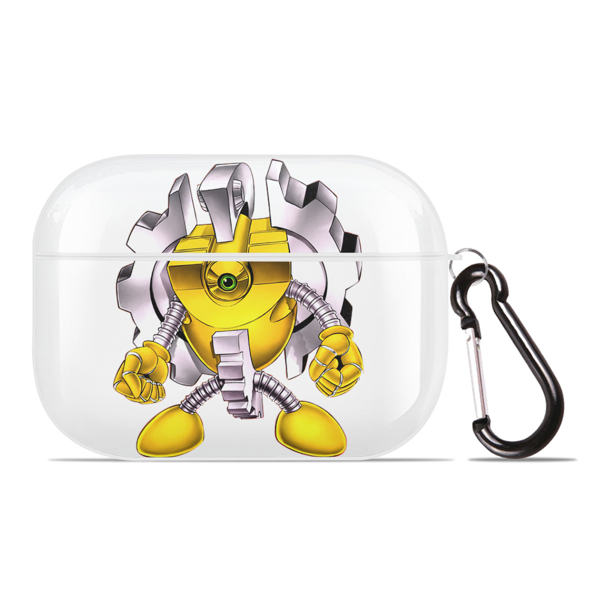 （画像用） 遊☆戯☆王 Yu-Gi-Oh! 【AirPods Pro用】ハードシェル保護ケース 耐衝撃・防指紋・カラビナ付き商品仕様