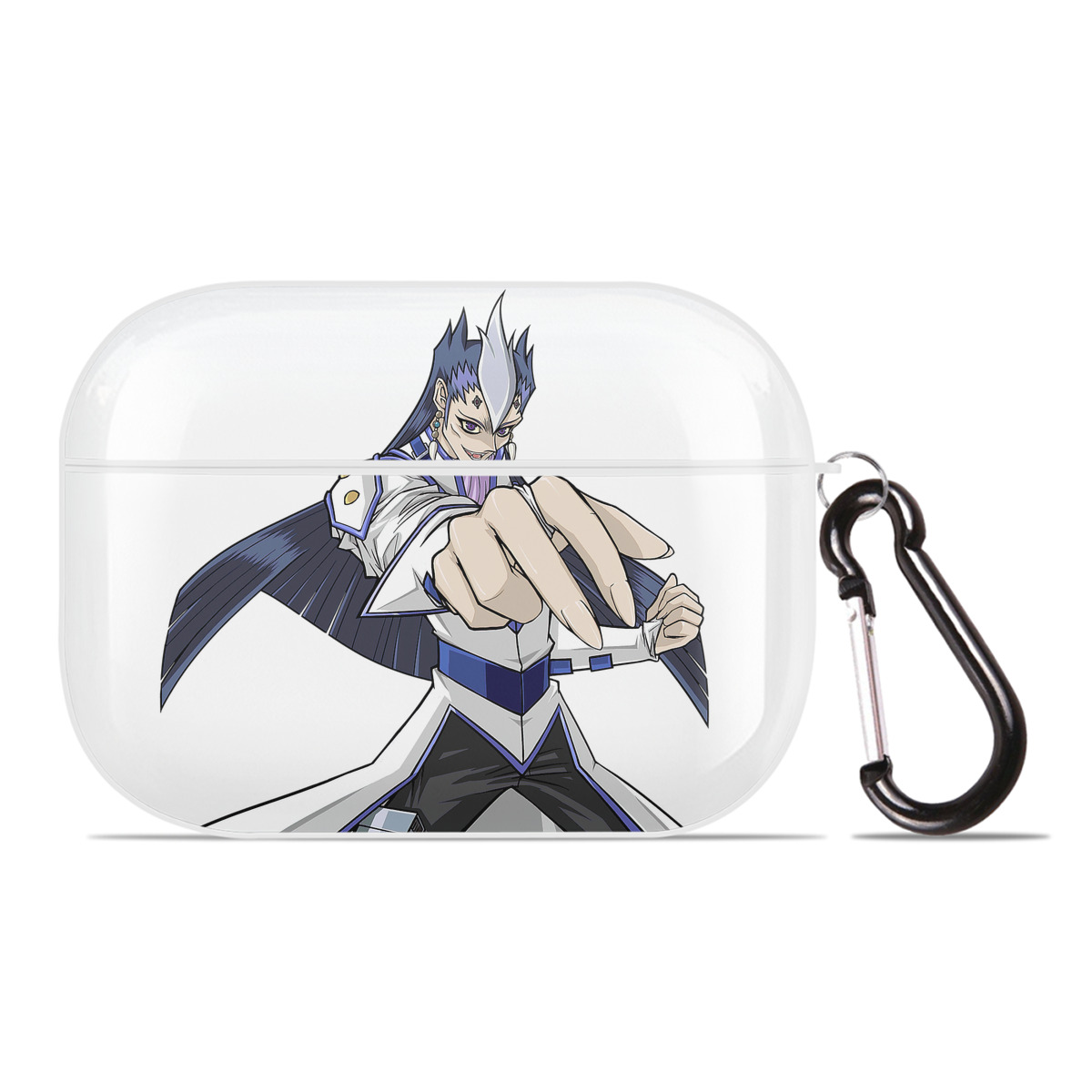 （画像用） 遊☆戯☆王 Yu-Gi-Oh! 【AirPods Pro用】ハードシェル保護ケース 耐衝撃・防指紋・カラビナ付き商品仕様