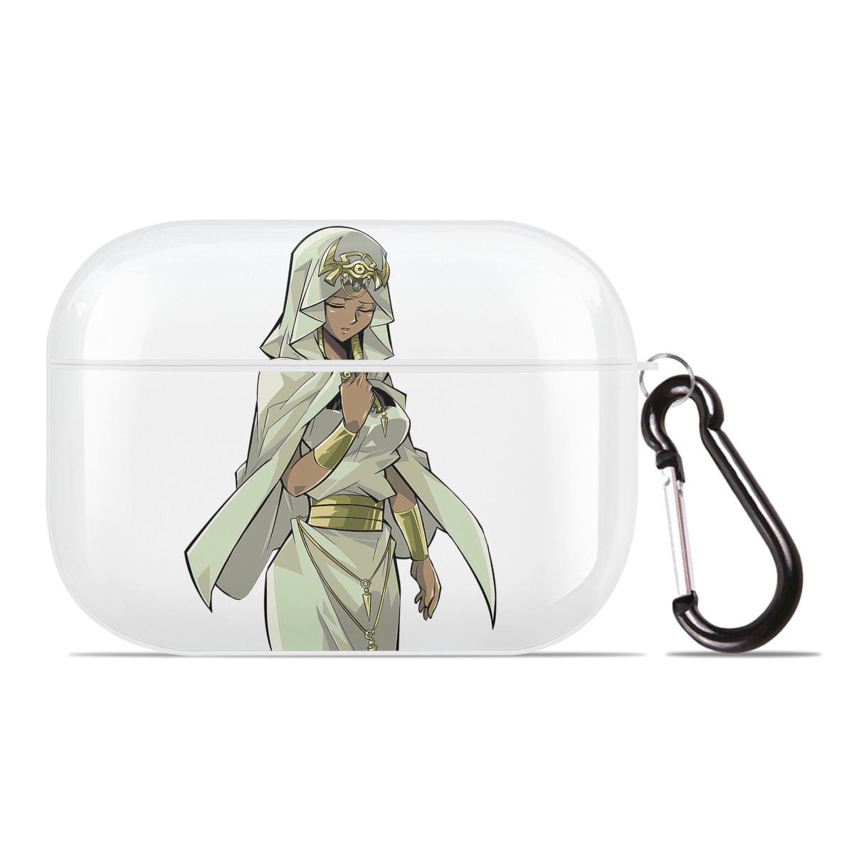 （画像用） 遊☆戯☆王 Yu-Gi-Oh! 【AirPods Pro用】ハードシェル保護ケース 耐衝撃・防指紋・カラビナ付き商品仕様