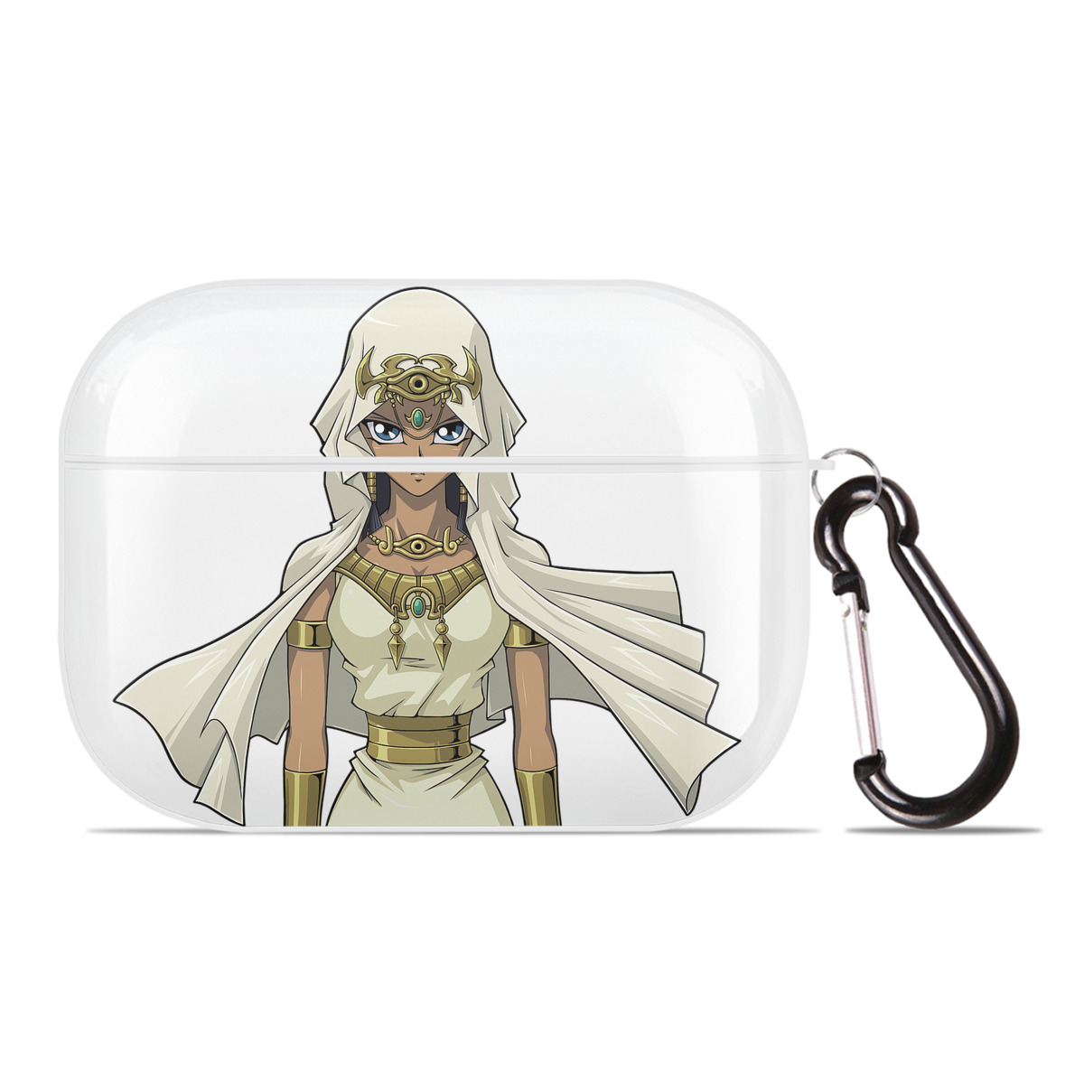 （画像用） 遊☆戯☆王 Yu-Gi-Oh! 【AirPods Pro用】ハードシェル保護ケース 耐衝撃・防指紋・カラビナ付き商品仕様