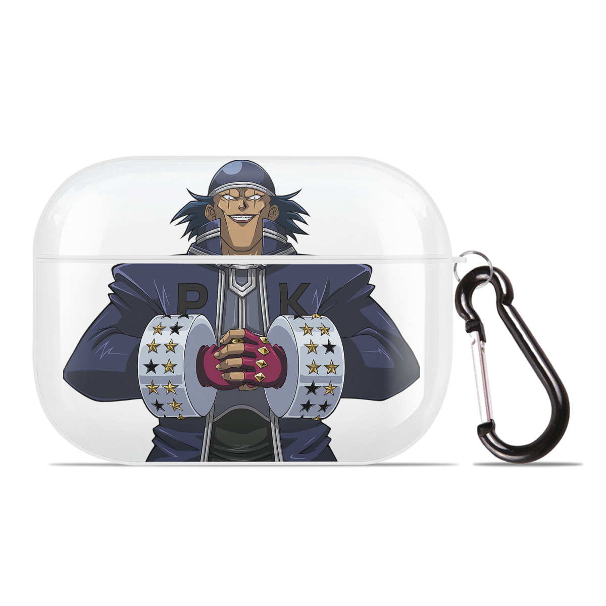 （画像用） 遊☆戯☆王 Yu-Gi-Oh! 【AirPods Pro用】ハードシェル保護ケース 耐衝撃・防指紋・カラビナ付き商品仕様