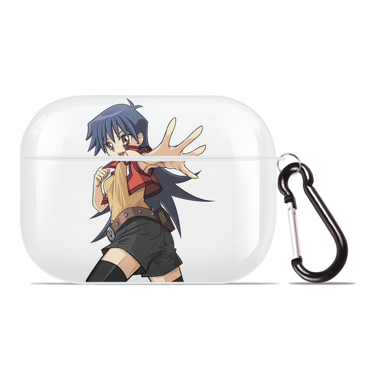 （画像用） 遊☆戯☆王 Yu-Gi-Oh! 【AirPods Pro用】ハードシェル保護ケース 耐衝撃・防指紋・カラビナ付き商品仕様