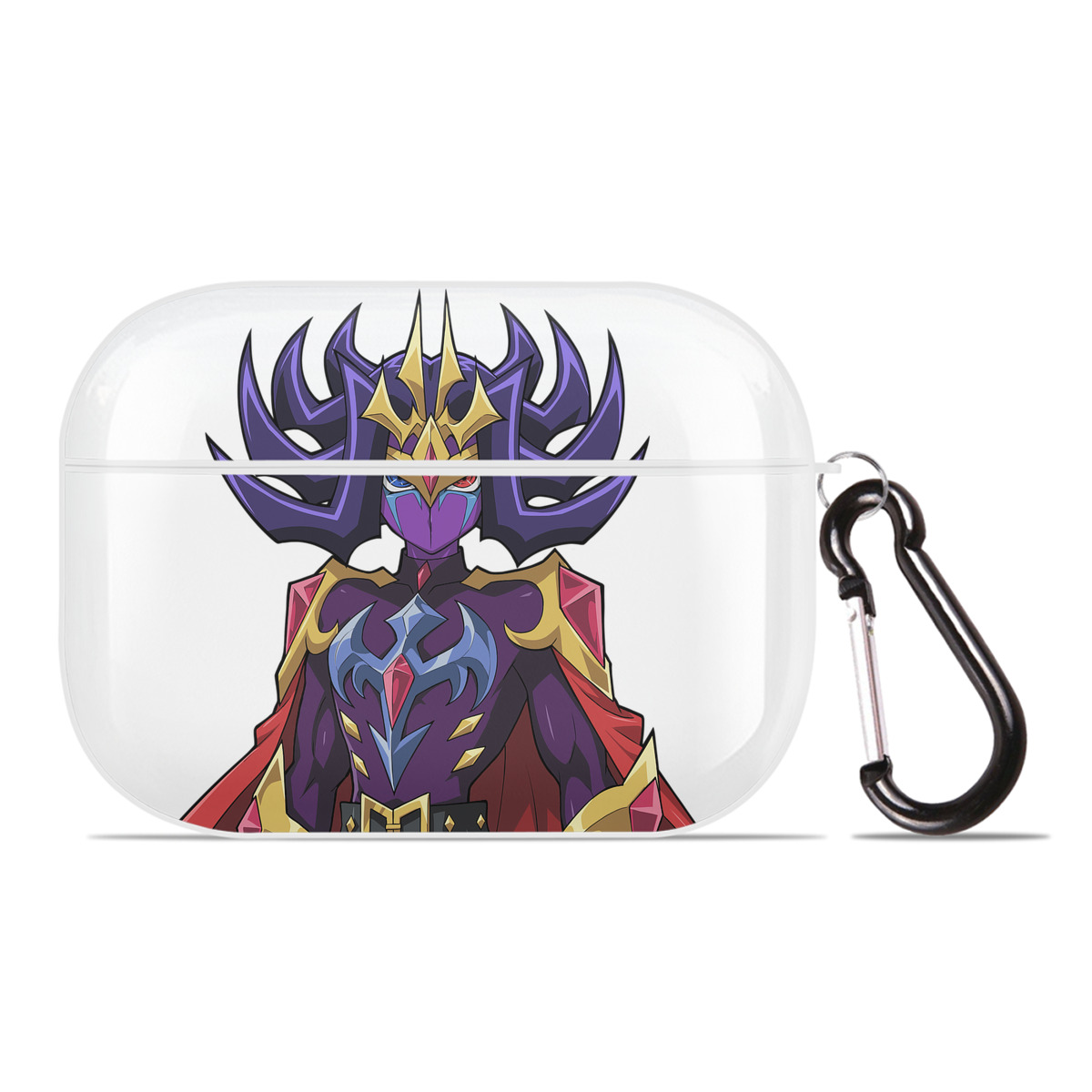（画像用） 遊☆戯☆王 Yu-Gi-Oh! 【AirPods Pro用】ハードシェル保護ケース 耐衝撃・防指紋・カラビナ付き商品仕様