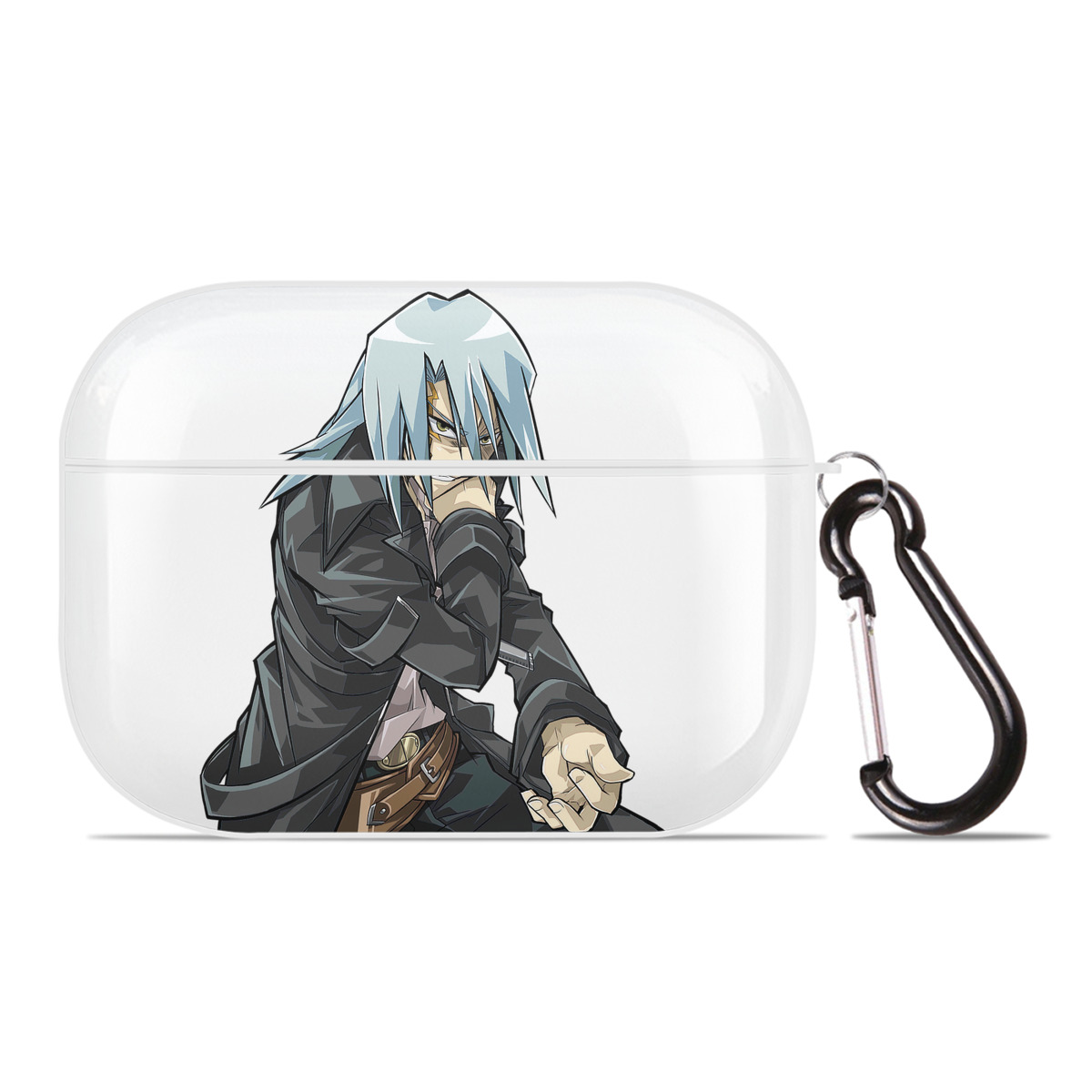 （画像用） 遊☆戯☆王 Yu-Gi-Oh! 【AirPods Pro用】ハードシェル保護ケース 耐衝撃・防指紋・カラビナ付き商品仕様