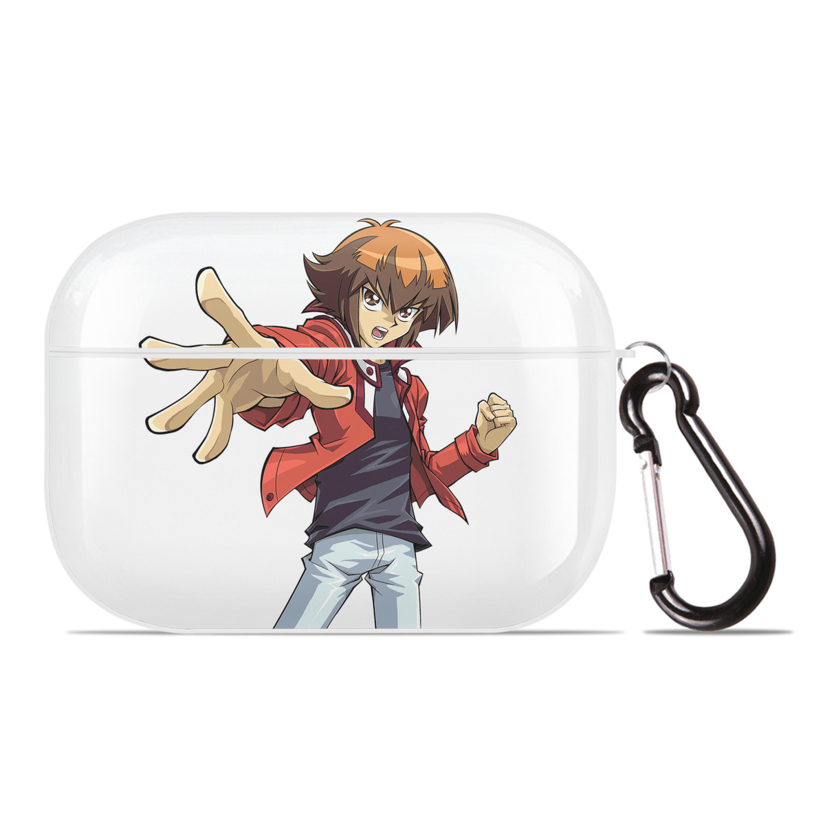 （画像用） 遊☆戯☆王 Yu-Gi-Oh! 【AirPods Pro用】ハードシェル保護ケース 耐衝撃・防指紋・カラビナ付き商品仕様