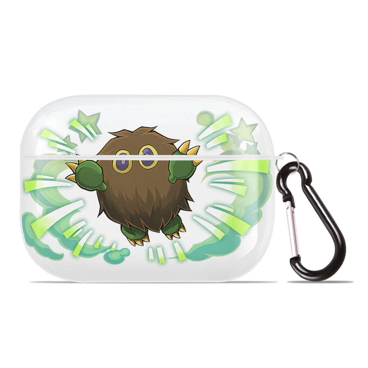 （画像用） 遊☆戯☆王 Yu-Gi-Oh! 【AirPods Pro用】ハードシェル保護ケース 耐衝撃・防指紋・カラビナ付き商品仕様