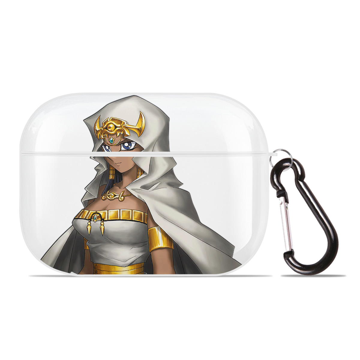（画像用） 遊☆戯☆王 Yu-Gi-Oh! 【AirPods Pro用】ハードシェル保護ケース 耐衝撃・防指紋・カラビナ付き商品仕様