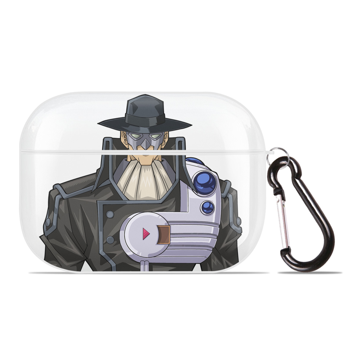 （画像用） 遊☆戯☆王 Yu-Gi-Oh! 【AirPods Pro用】ハードシェル保護ケース 耐衝撃・防指紋・カラビナ付き商品仕様