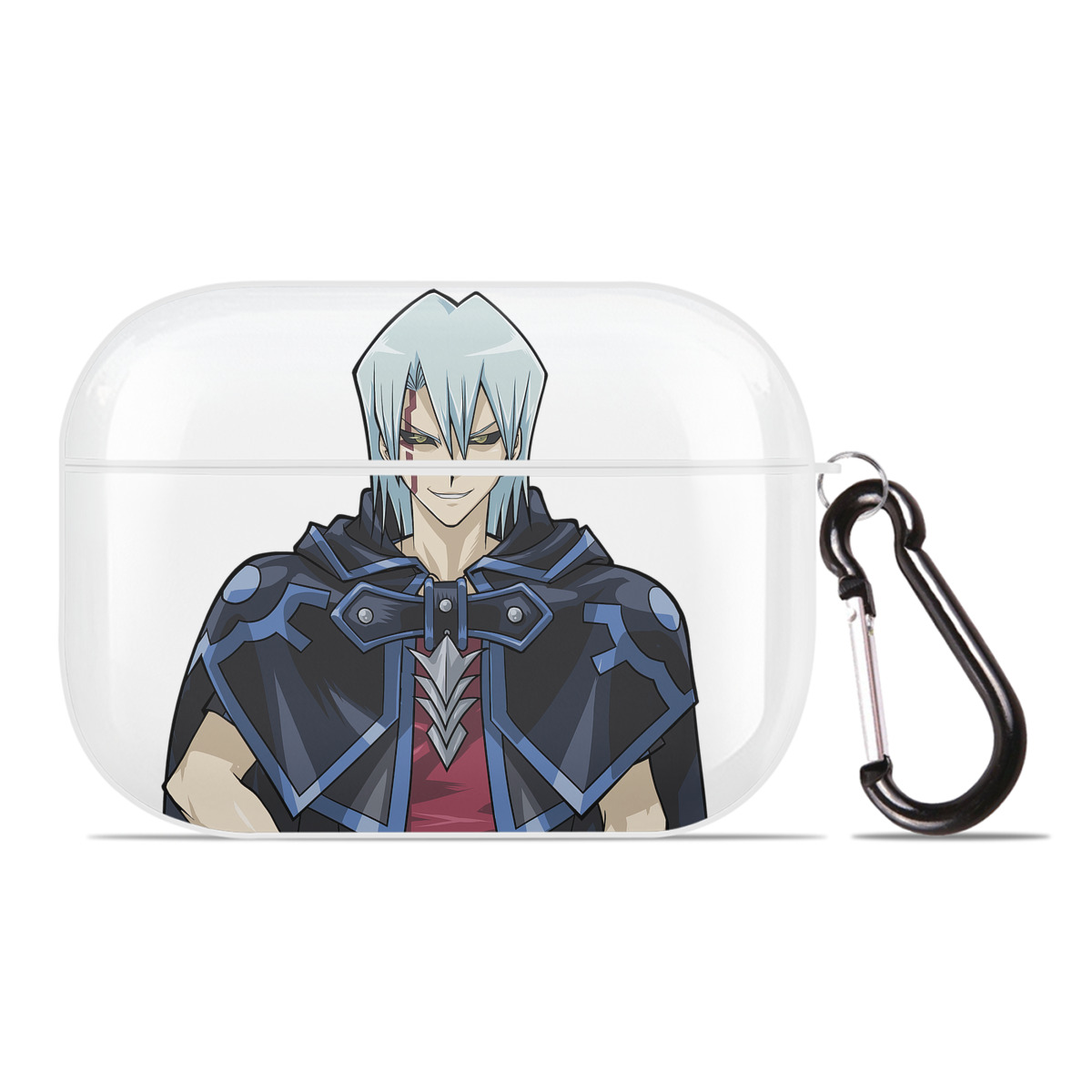 （画像用） 遊☆戯☆王 Yu-Gi-Oh! 【AirPods Pro用】ハードシェル保護ケース 耐衝撃・防指紋・カラビナ付き商品仕様