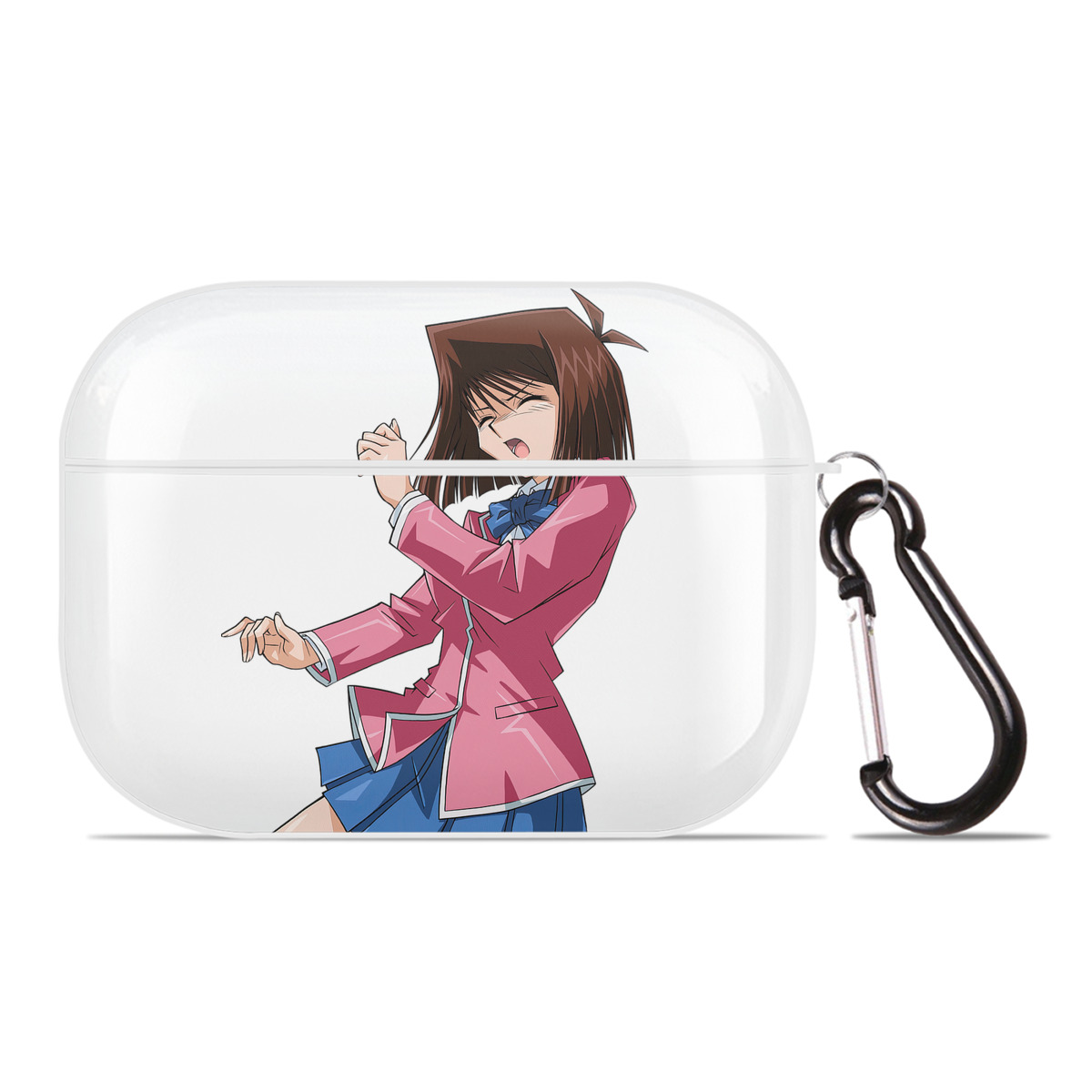 （画像用） 遊☆戯☆王 Yu-Gi-Oh! 【AirPods Pro用】ハードシェル保護ケース 耐衝撃・防指紋・カラビナ付き商品仕様