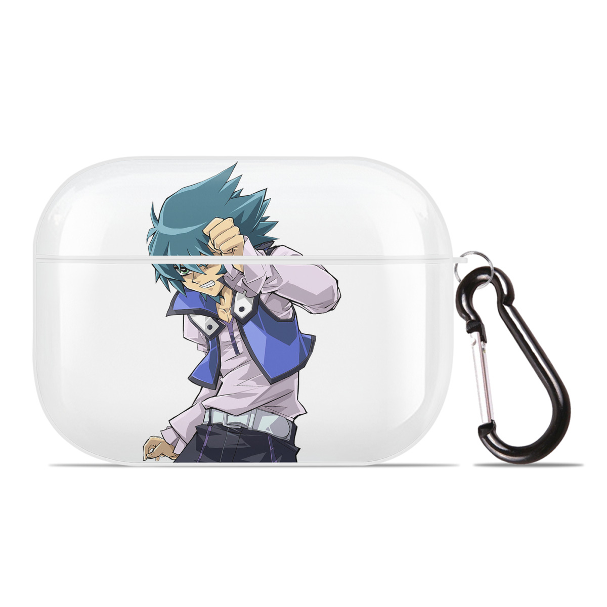 （画像用） 遊☆戯☆王 Yu-Gi-Oh! 【AirPods Pro用】ハードシェル保護ケース 耐衝撃・防指紋・カラビナ付き商品仕様