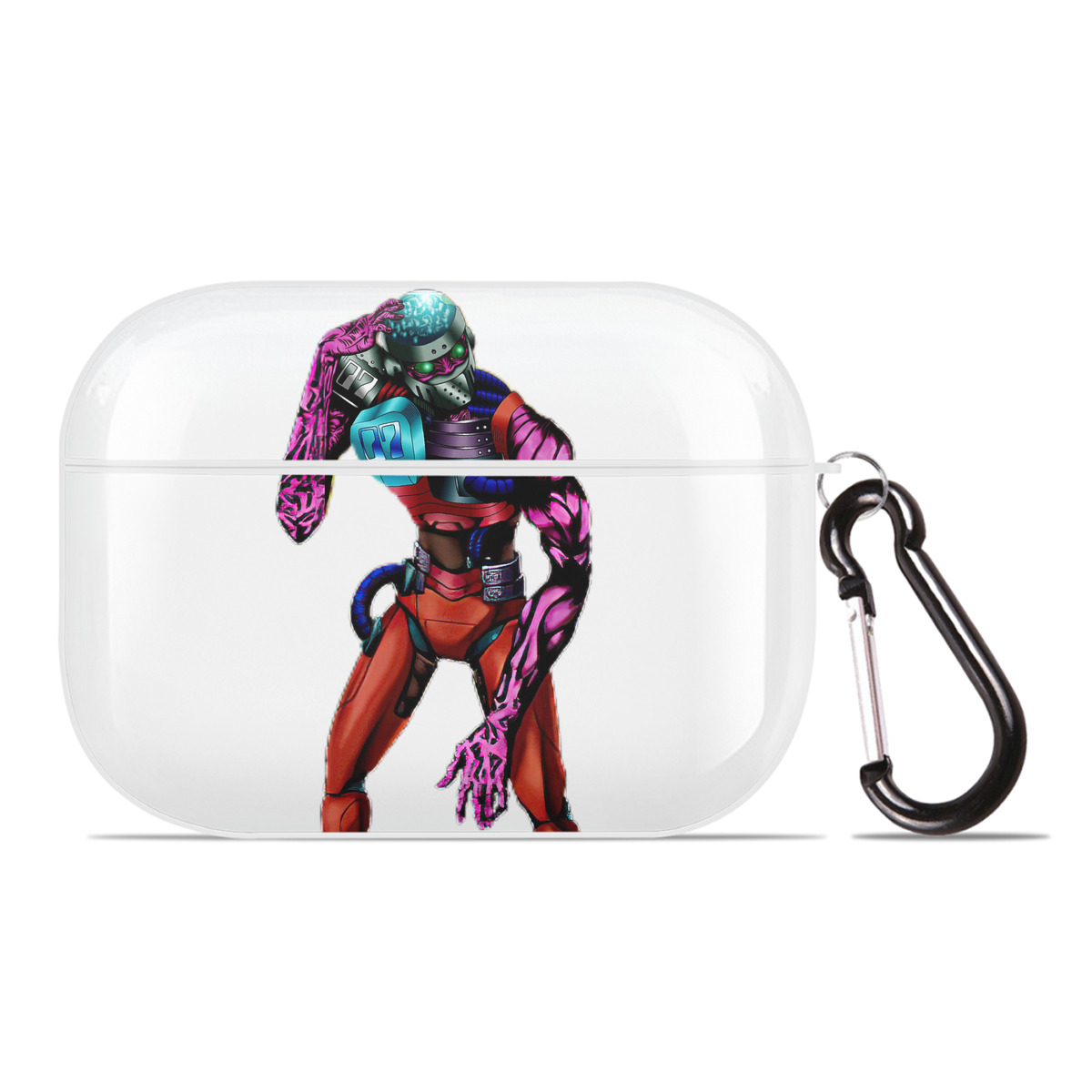 （画像用） 遊☆戯☆王 Yu-Gi-Oh! 【AirPods Pro用】ハードシェル保護ケース 耐衝撃・防指紋・カラビナ付き商品仕様