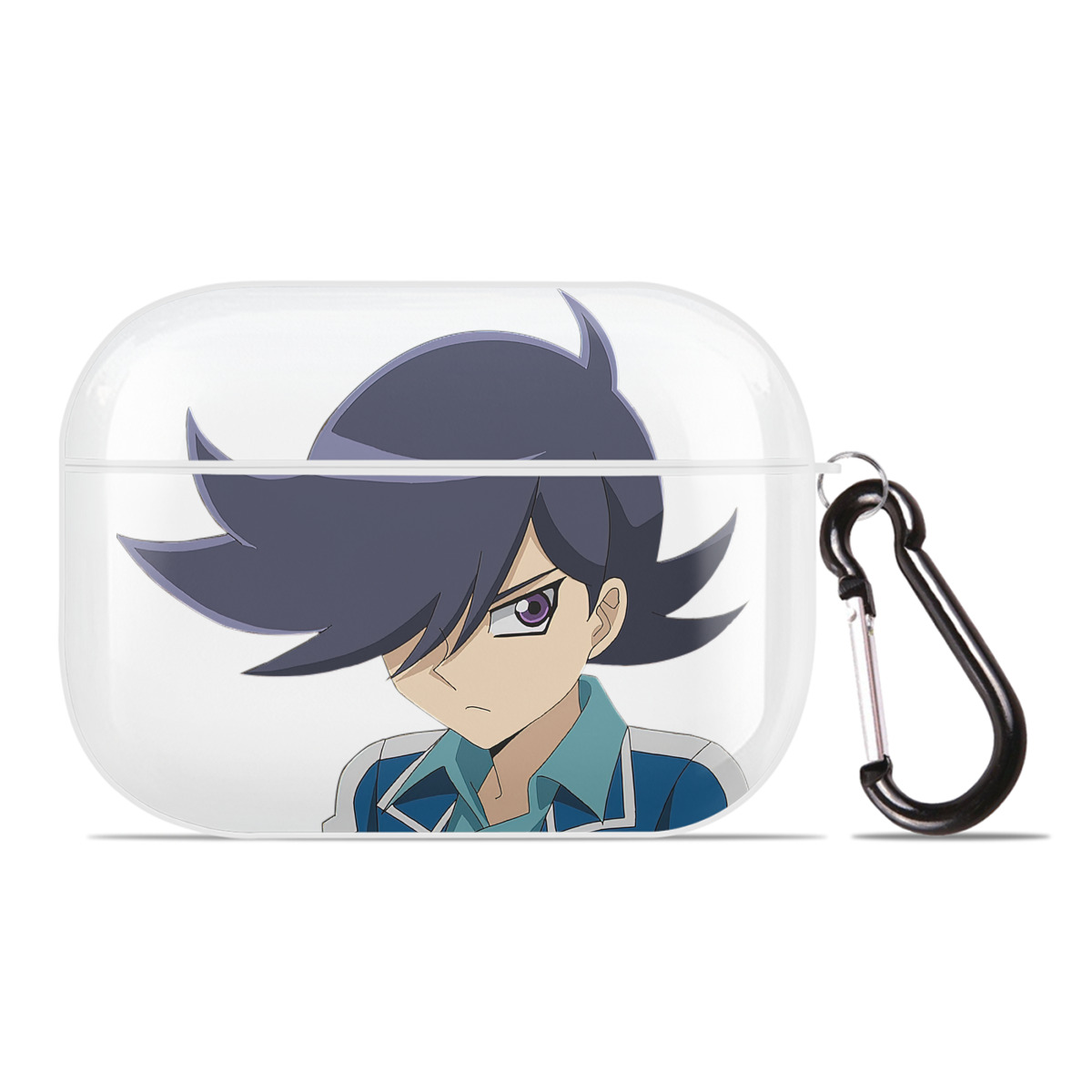 （画像用） 遊☆戯☆王 Yu-Gi-Oh! 【AirPods Pro用】ハードシェル保護ケース 耐衝撃・防指紋・カラビナ付き商品仕様